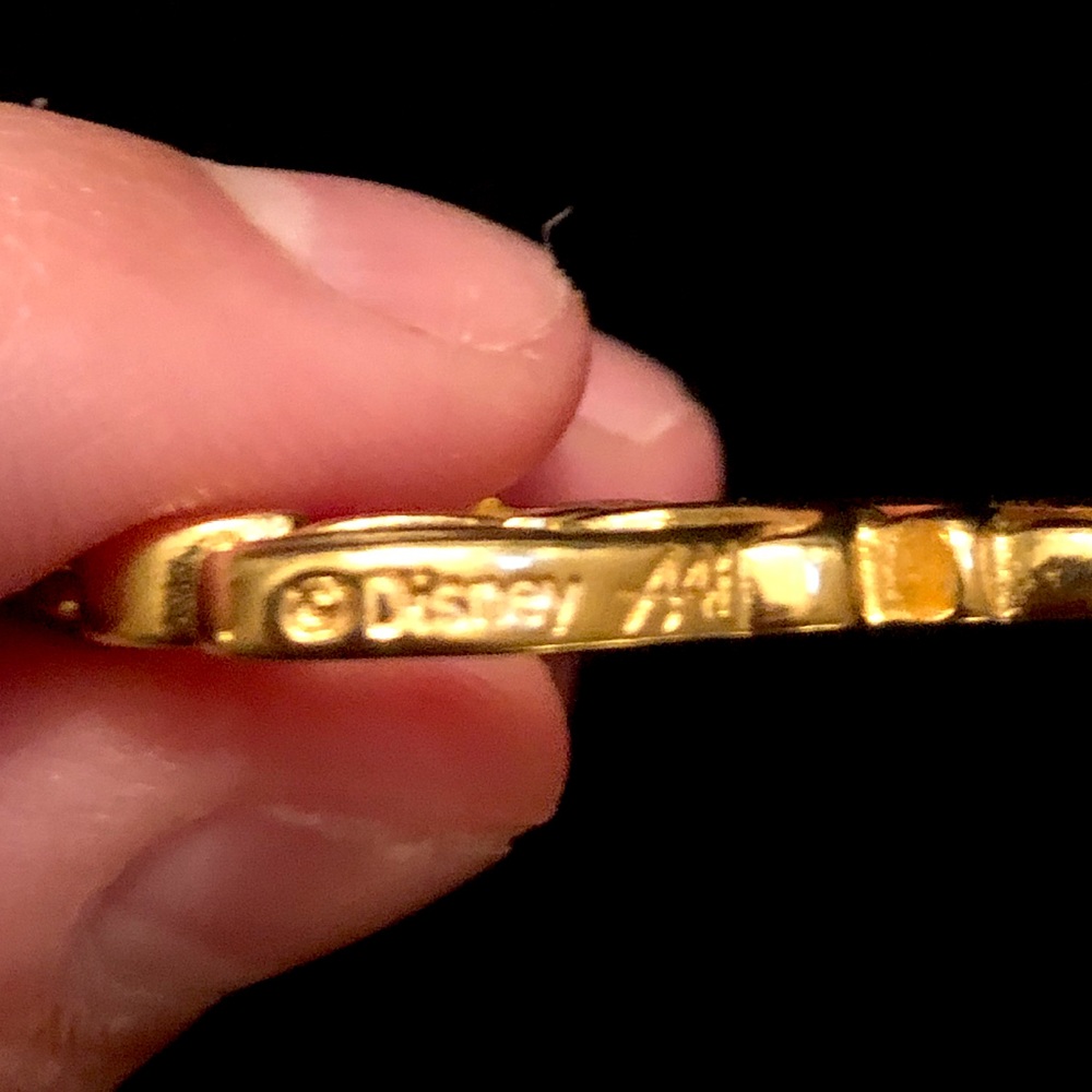 SOLD! ❌ on another site. Signed Disney gold Winnie the Pooh 925 chain necklace - Picture 3 of 7